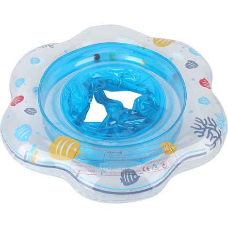 Bouée bébé avec siège de sécurité pour l'apprentissage de la natation en piscine (bleu) (1/5)