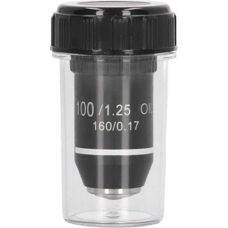Objectif de microscope 100X grossissement haute puissance, lentille de remplacement 20,2 mm d'interface (1/5)