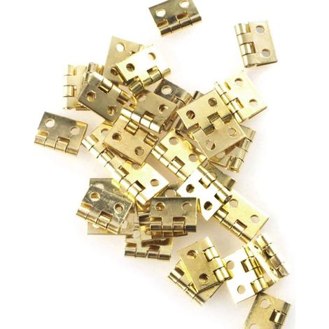 50 Mini cerniere, piccole cerniere, cerniere vintage, accessori per cerniere per porte (1/5)