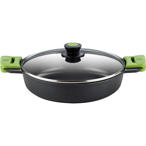 Faitout Bas 36 cm, Anses en Silicone Démontables (1/4)