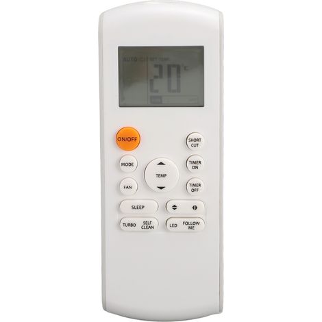 Mando a distancia retroiluminado para aires acondicionados RG57A16/BGEF, RG57A2/BGEF, RG57A3/BGEF, RG57B/BGE y RG57D/BGE. (1/5)