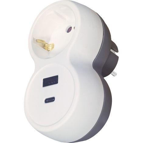 Ladro semplice con USB tipo A e tipo C
