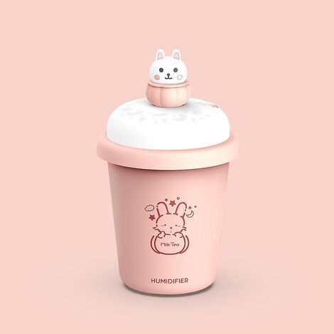 Mini humidificateur portable USB pour thé au lait avec mode brume froide réglable pour la chambre et la maison (1/5)