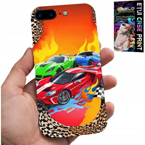 Hülle für iPhone (7 Plus) – Für Kinder, Rennwagen + Glas (1/5)