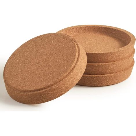 Sets de table en liège extra-épais avec bords surélevés, réutilisables et absorbants. (1/5)