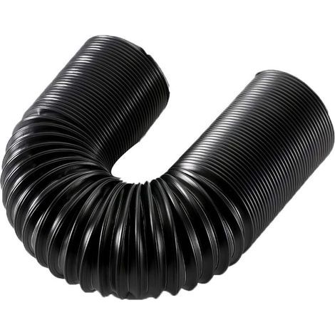 Tuyau d'admission d'air Automobile Universel ID 2,5 Pouces (63mm) Tuyau de Conduit d'expansion Flexible d'admission d'air modifié s'étendant jusqu'à 1 mètre