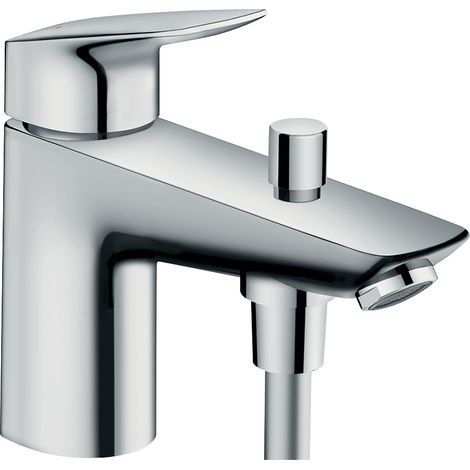 Hansgrohe – Mitigeur bain/douche monotrou 2 vitesses – Cartouche céramique – Jet normal 20 l/min – Limiteur de température réglable – 71315000