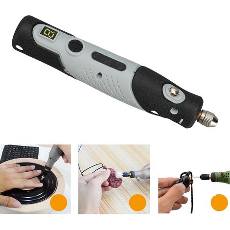 Mini-meuleuse électrique 113 pièces, polisseuse portative, outil de polissage du jade, de découpe et de sculpture sur bois, kit d'outils de perçage électrique (1/5)