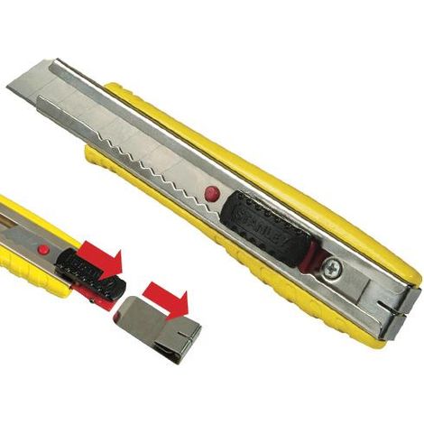 Taglierino stanley cutter fatmax 18mm lama singola - 0-10-421 (1/7)