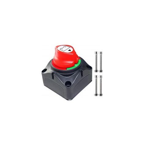 2 pièces Interrupteurs de Batterie 12-24 V, Coupe Circuit Batterie 1–2-Both-Off Commutateur de Batterie Pour voiture de tourisme RV, ATV, UTV et bateau (1/5)