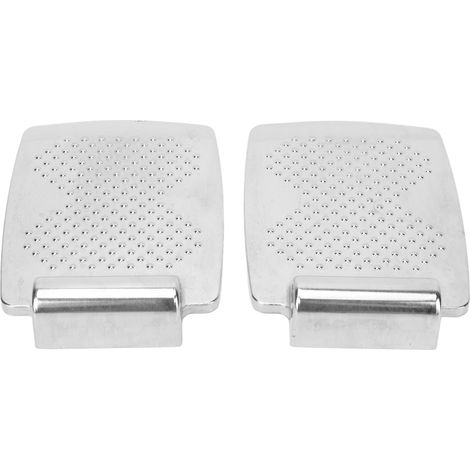 2 unités repose-pieds antidérapants pour fauteuil roulant, en alliage aluminium, pièces de rechange ergonomiques (1/5)
