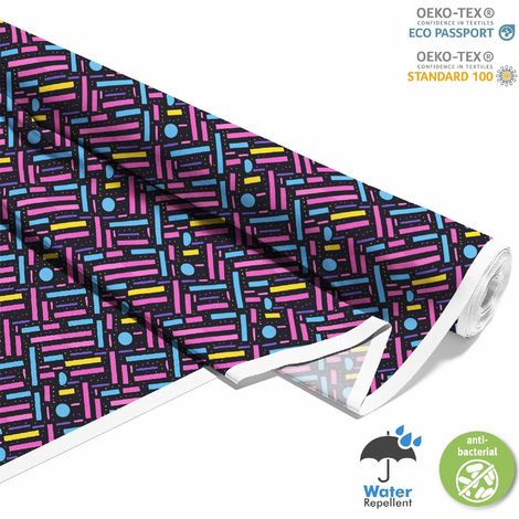 Dekorativer Outdoor-Stoff Oxford - Geometrisches Motiv I DX3392 (1/5)