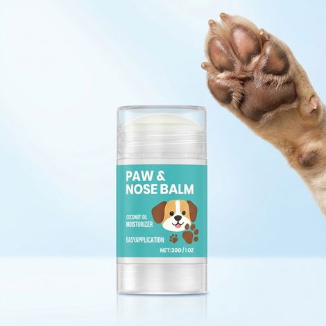 Baume pour le nez et les pattes des chiens et des chats, à la formule douce et à la texture délicate, pour prendre soin de leur peau sèche - 30 g -- DTEKGAZ (1/5)
