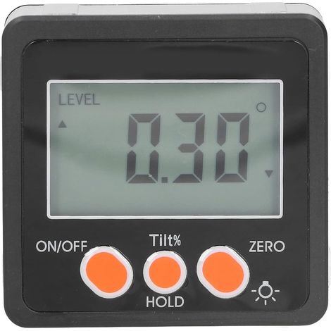 Digital Angle Gauge 0-360° High Precision LCD Inclinometer for Accurate Measurements – Portable Angle Finding Tool with Magnetic Base, Ideal for Woodworking, (1/5)