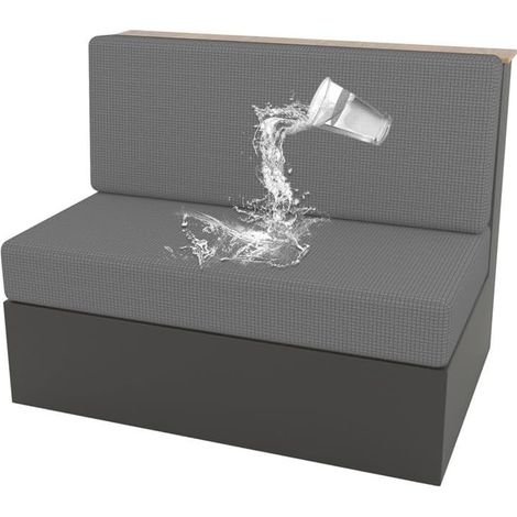 Set mit 2 Sitzkissenbezügen für Wohnmobile (1 Set) – Hellgrau – Dehnbar – Für Wohnmobile, Wohnwagen, Innenausstattung