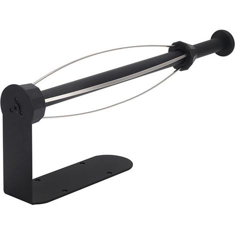 Porte Sopalin sans Perçage, Porte Rouleau Essuie Tout Mural Auto-Adhésif à Suspendre, Noir Support Sopalin Effet Amortissant, pour Cuisine Salle de Bains, Fournis avec Colle Et Vis (1/5)