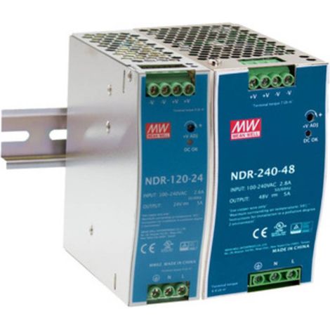 Mean Well NDR-75-48 Alimentation rail DIN 48 V/DC 1.6 A 75 W Nbr. de sorties:1 x Contenu 1 pc(s) A022331 (1/3)
