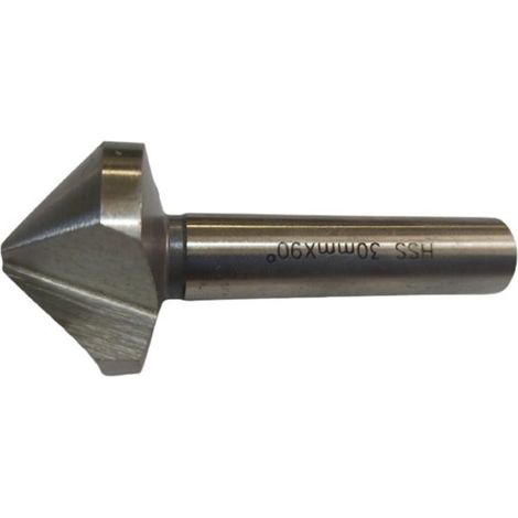 FRESA 30MM SVASATORE TORNIO TRAPANO COLONNA SVASARE FRESE HSS 90° 3 TAGLIENTI (1/5)