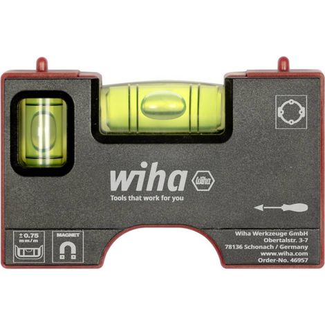 Wiha Pocket 46957 Mini niveau à bulle 110 mm