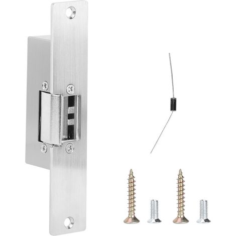Serrure électromagnétique à cathode 12 V CC pour portes de contrôle d'accès et de sécurité domestique (1/5)