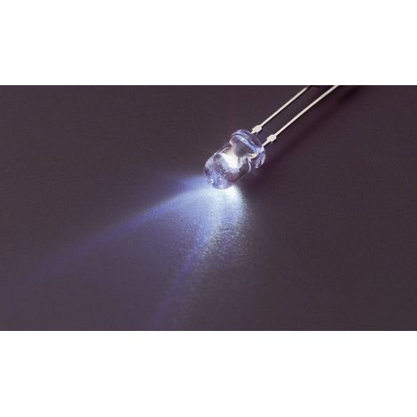 Nichia NSPW310DS Sel. b2V/W LED blanc rond 3 mm 6800 mcd 50 ° 20 mA 3.2 V Q67433