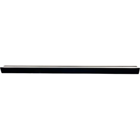 Moderne schwarze längliche Wandleuchte 90 cm IP54 variable Farbe LED 12W BODO Light Prestige