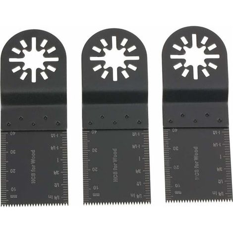 Lot De 20 Lames De Scie Multifonction 34 Mm Pour Outil Oscillant (1/5)