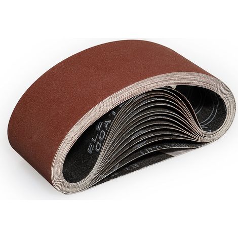 Bandes Abrasifs 75x457 mm 15 Pièces de 400 Grain Bande Ponceuse pour Ponçage et Polissage avec Ponceuse à Bande (1/5)