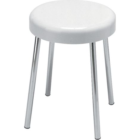 Hotellerie Badezimmerhocker 42cm verchromt
