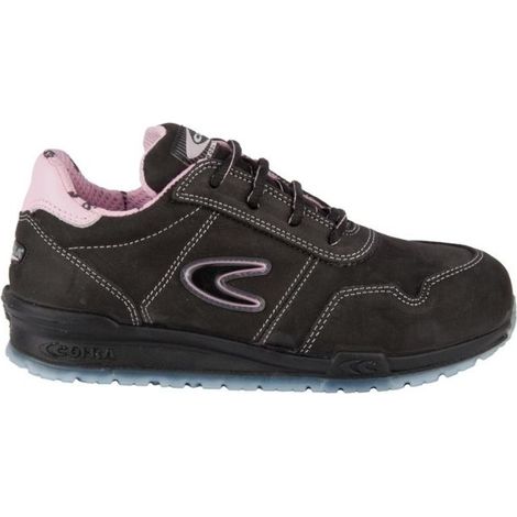 Cofra – Chaussures de sécurité Alice S3 SRC 39 – Respirantes, antibactériennes, résistantes à l'abrasion – Pour chantiers humides et terrains accidentés