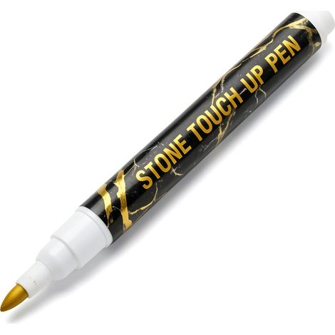 Stylo Marqueur Pour Pierre Tombale - Encre Dorée Imperméable Résistante Aux Uv - Restauration Inscriptions Funéraires - 1 Pièce (1/5)