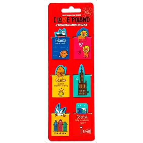 Magnetische Lesezeichen ILP Gdańsk ILP-ZAK.S-GD-04