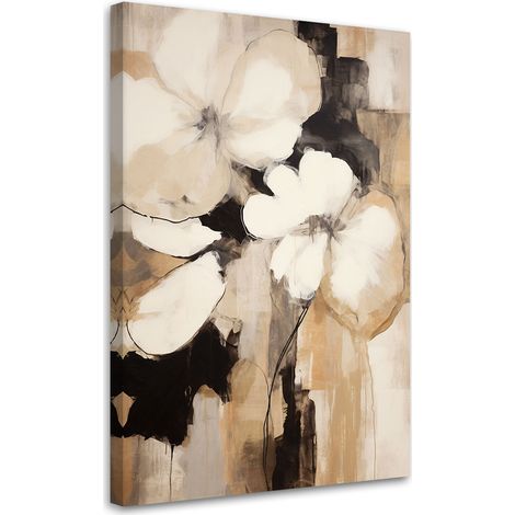 Tableau sur toile Fleurs boho 60x90 (1/5)