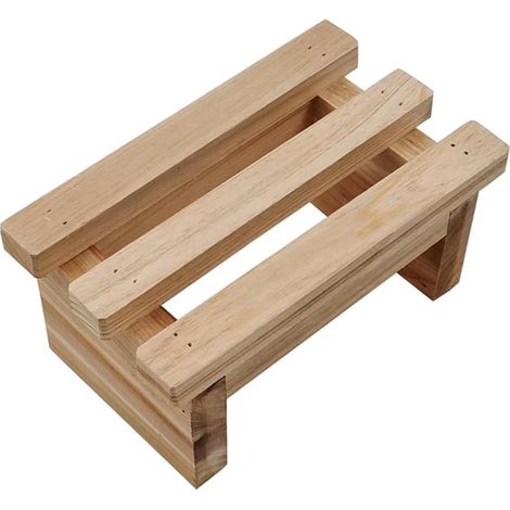 Marchepied en Bois Stable pour Enfants Petit Tabouret Multifonctionnel Portable Banc Réutilisable pour Chambre Cuisine Et Maison (1/5)