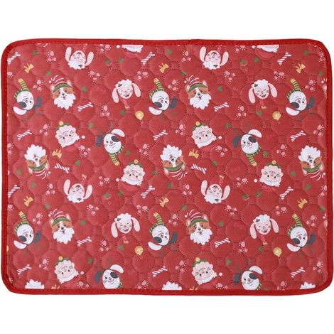 Tapis D'entraînement Pour Animaux De Compagnie - Absorbant - Antidérapant - Lavable En Machine - Rouge - 100 x 70 cm - 1 Pièce (1/5)