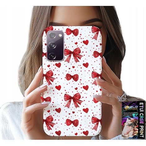 Hülle für Samsung Galaxy S20 FE – modische rote Schleifenmuster (1/5)