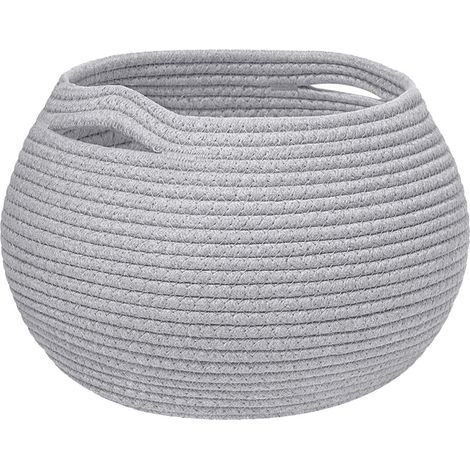 Panier Tresse 25x21cm Rangement Papier Toilette Jouets (1/4)