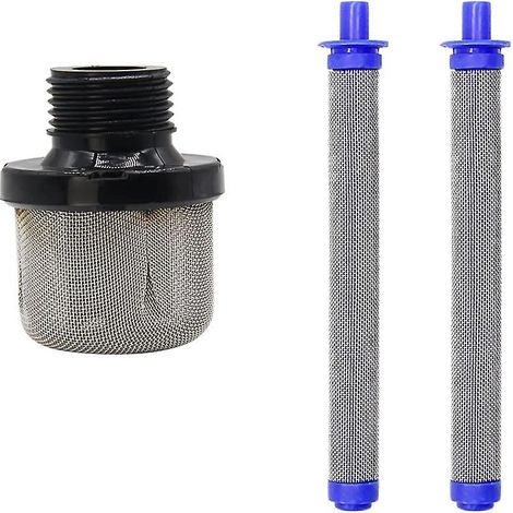 Combinaison de crépine d'aspiration 288716 et de filtre pour pistolet à peinture sans air 288749, compatible avec les pistolets à peinture sans air. (1/4)