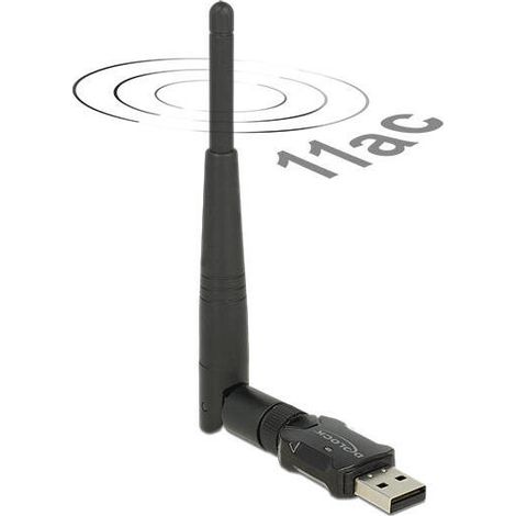 Delock 12462 wlan usb 2.0 dualband 2.4/5 ghz wlanac 433 (1/3)