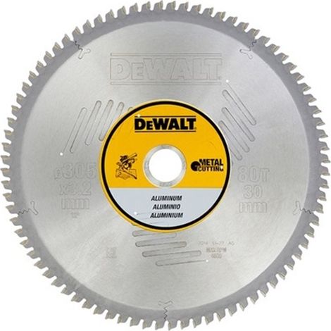 Hojas para Sierra Estacionarias, 305 x 30 x 80D, para Aluminio DeWalt DT1916-QZ