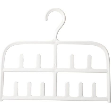 2 pièces porte-ceintures, organisateur multi-crochets pour cravates et écharpes, accessoire de rangement pour armoire (1/5)