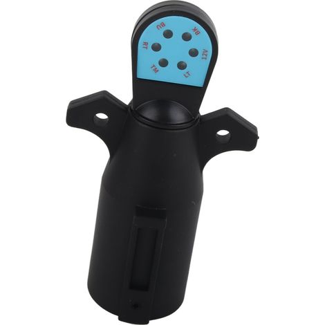 Adaptateur de connecteur à lame 7 broches pour testeur de feux de remorque (VR), 6 LED, étanche, prise américaine. (1/5)