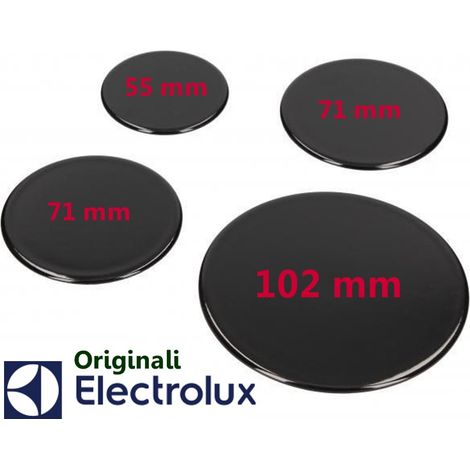 REX ELECTROLUX 4 Cappellotti Piattelli Bruciatori Piano Cottura Rex aeg Original