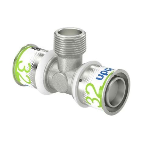 Uponor S-Press PLUS Te con rosca macho 32-R3/4"MT-32, 1070594