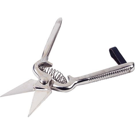 Cisaille onglon pour mouton acier lames courtes crantées (1/3)