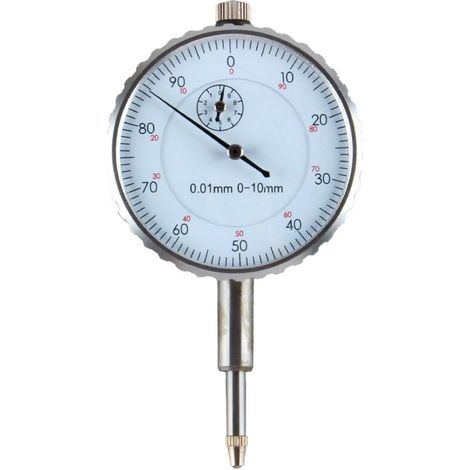 Comparateur Numérique,Dial Indicator Gage 0-10MM Externe Mesure Horloge Précise 0.01mm (1/5)