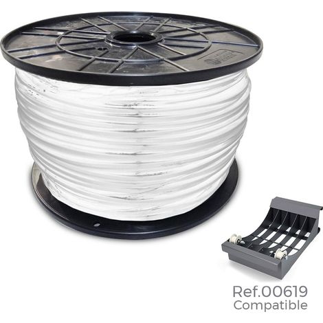 CARRETE CABLE MANGUERA ACRILICA 1KV BLANCA 3x2,5mm 150m (BOBINA GRANDE Ø400x200mm)