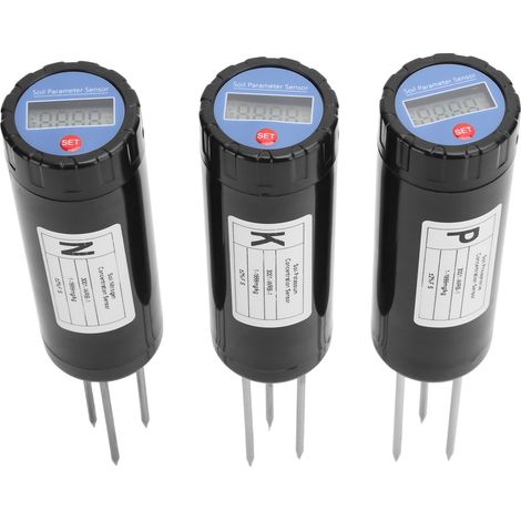 Testeur de sol intelligent NPK, détecteur d'engrais, capteur de nutriments pour jardinage (1/5)