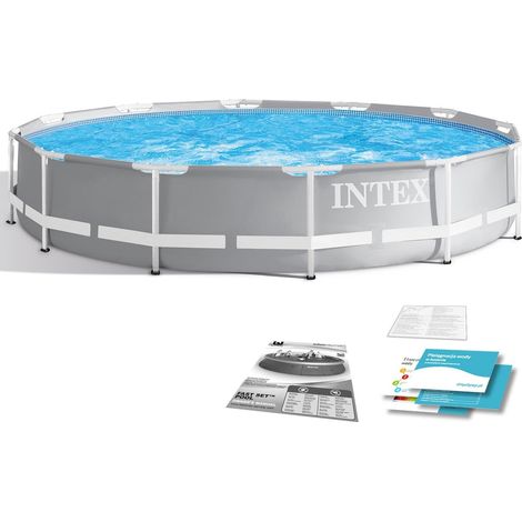Piscina da giardino Prism Frame 366 x 76 cm INTEX 26710