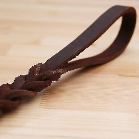 Laisse Courte En Cuir Pour Chien Laisse Anti-Déflagrante Pet Walking Training Lead (1/2)